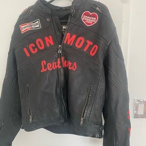 Icon Black Leather Jacket
